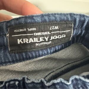 Diesel KRAILEY JOGG Boyfriend Jeans - Dark Blue